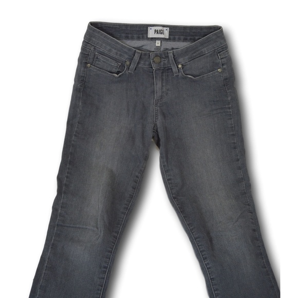 Womens PAIGE Black Verdugo Utra Skinny Jeans 26 - Picture 3 of 4